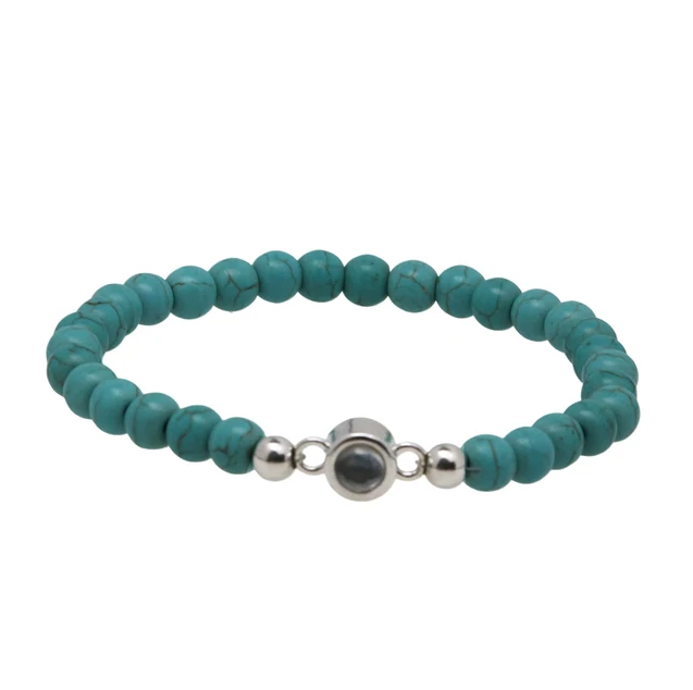 Personalized Photo Bracelet Stone