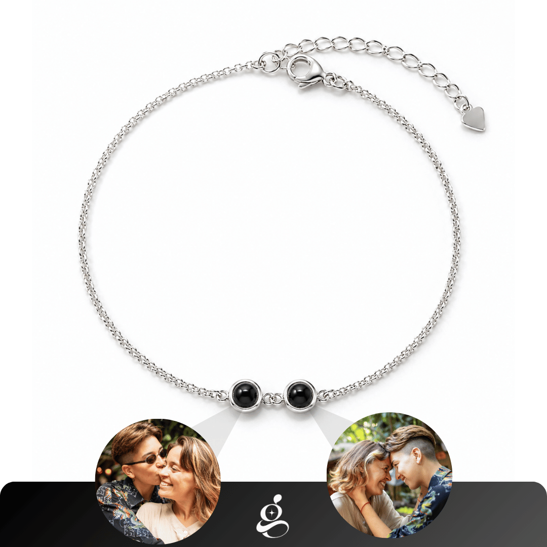 Personalized Photo Bracelet Duo