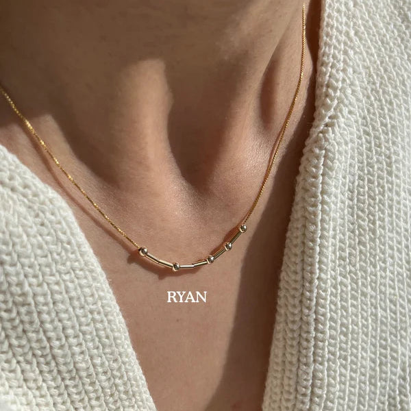 Personalized Morse Code Necklace