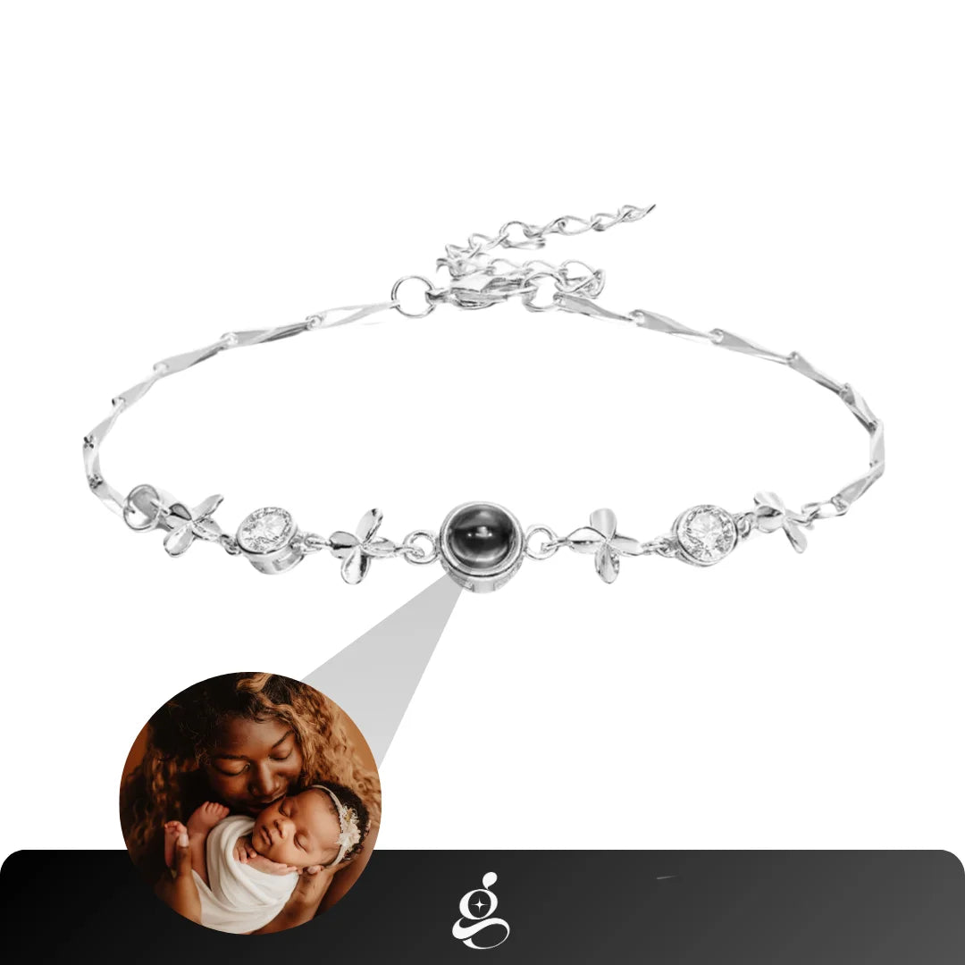Personalized Photo Bracelet Daisy