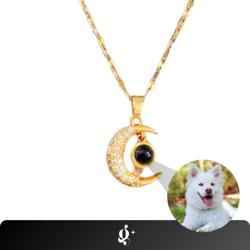 Colar Personalizado com Foto Lua