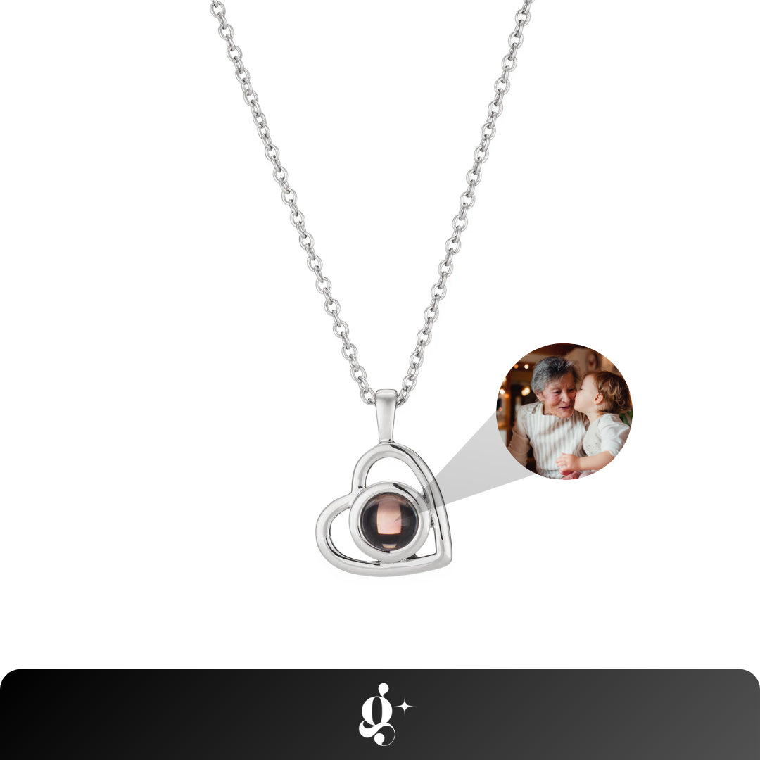 Personalized Photo Necklace Memories