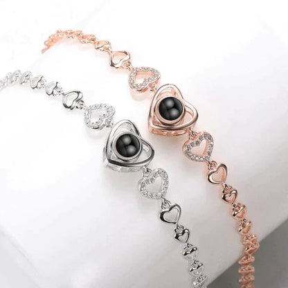 Personalisierte Foto Armband Liebesgeschichte