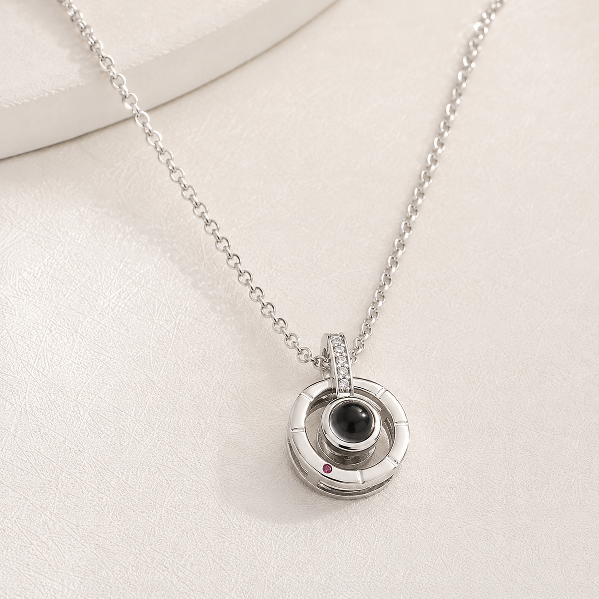 personalized photo necklace remind