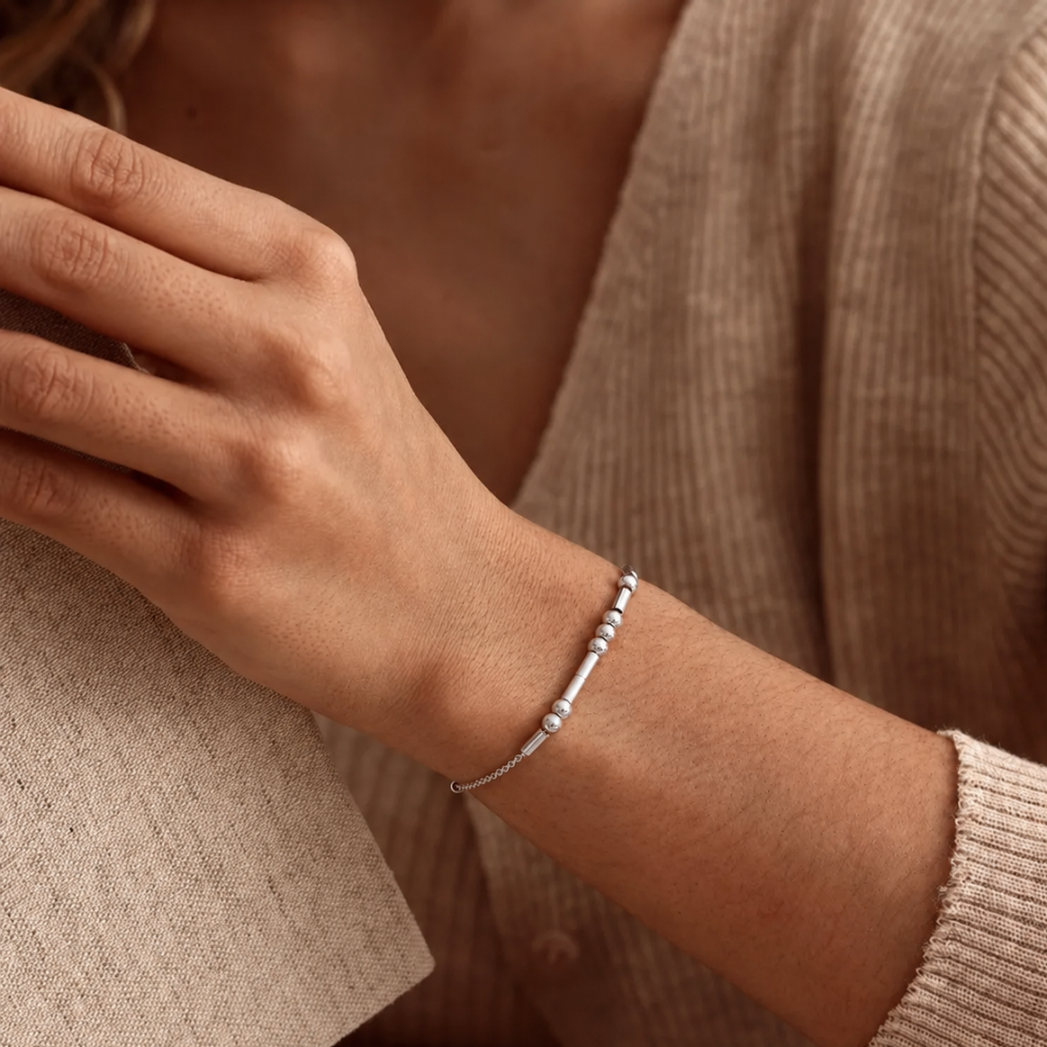 Bracciale Personalizzato con Codice Morse