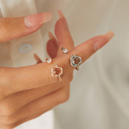 Personalisierter Foto-Ring Erinnerung