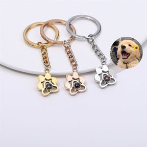 Personalized Photo Necklace/Keychain Pet Love