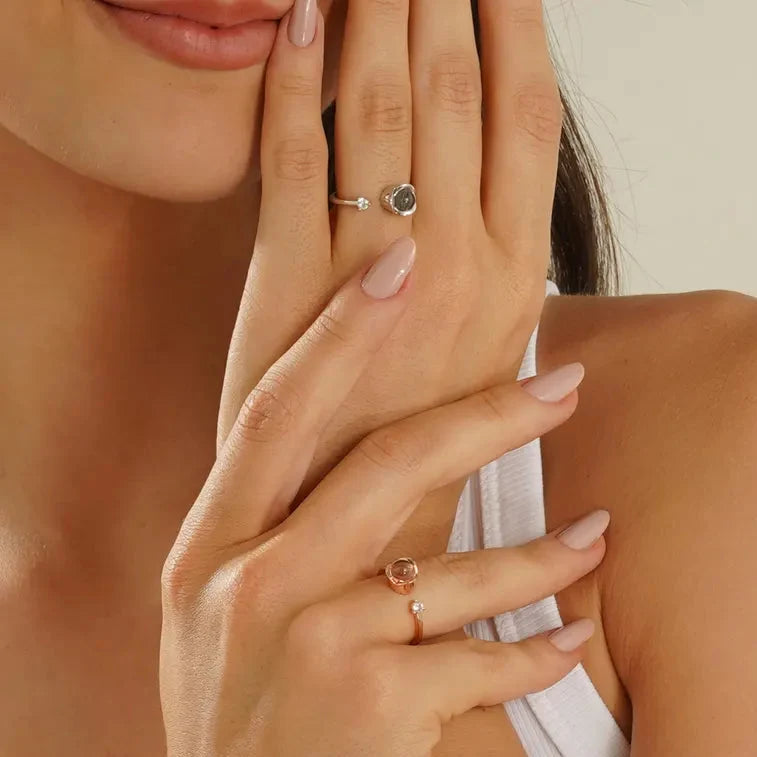 personalized photo ring memory