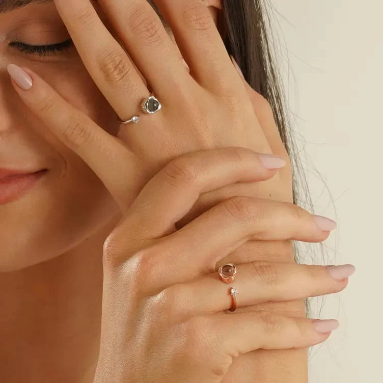personalized photo ring memory