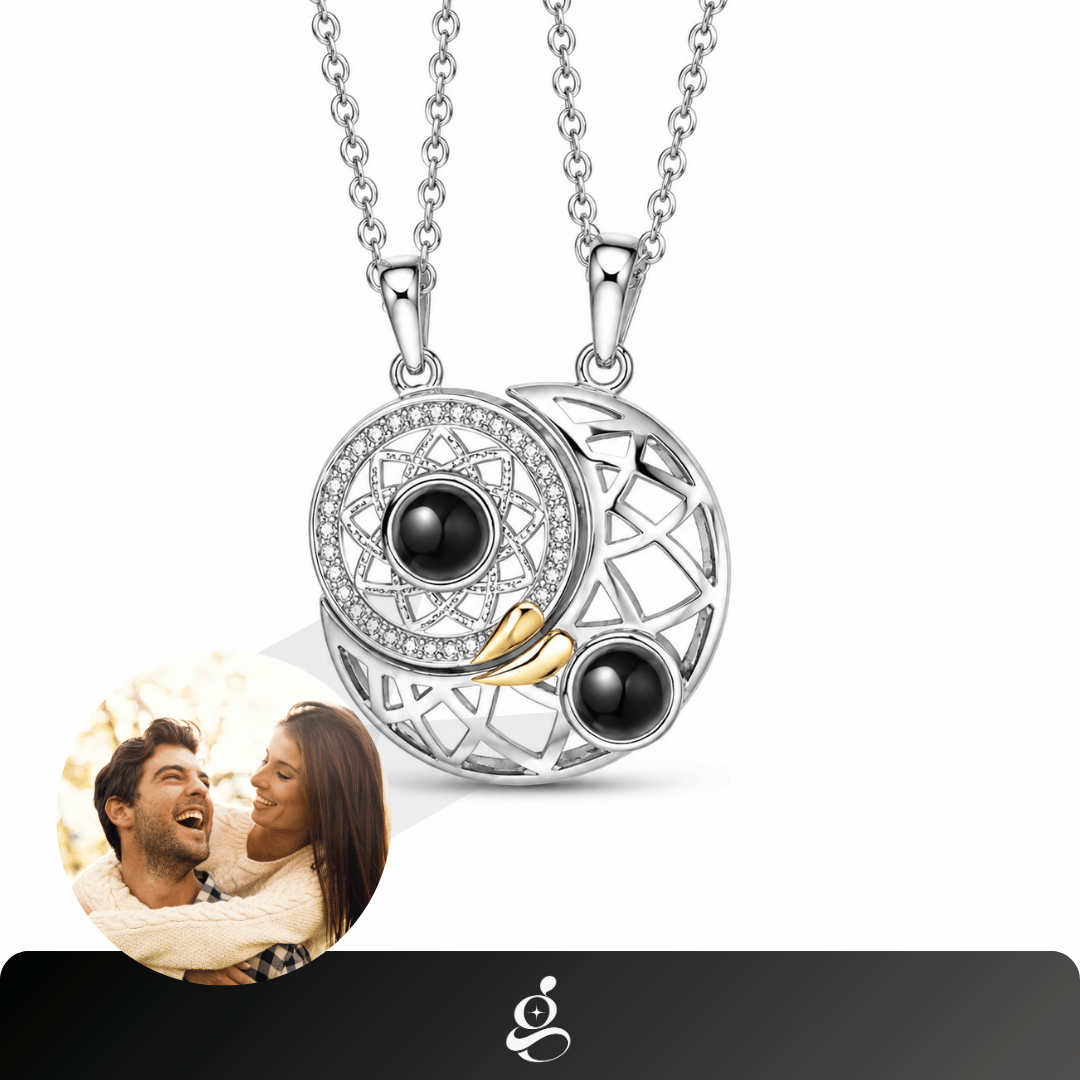 Personalized Photo Necklace Solare